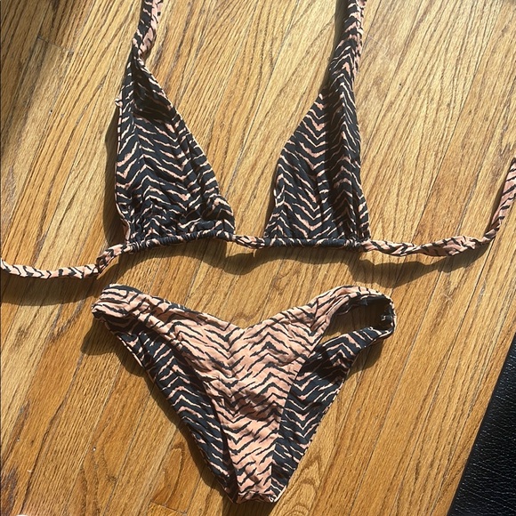 Zebra Print Bikini Set - Picture 1 of 1